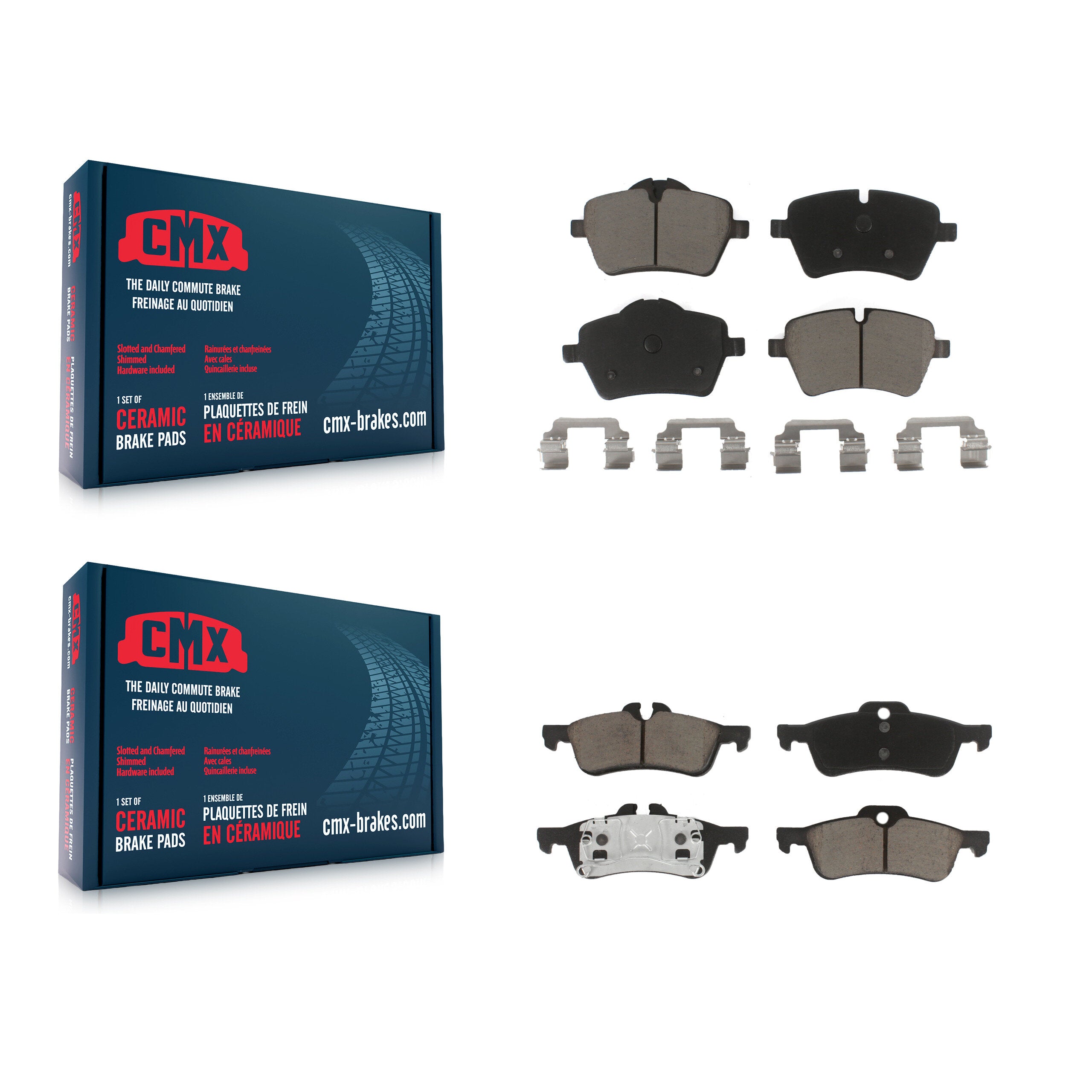 CMX KCX-100074 Disc Brake Pad for 2002-2008 Mini Cooper - Front and Rear product image