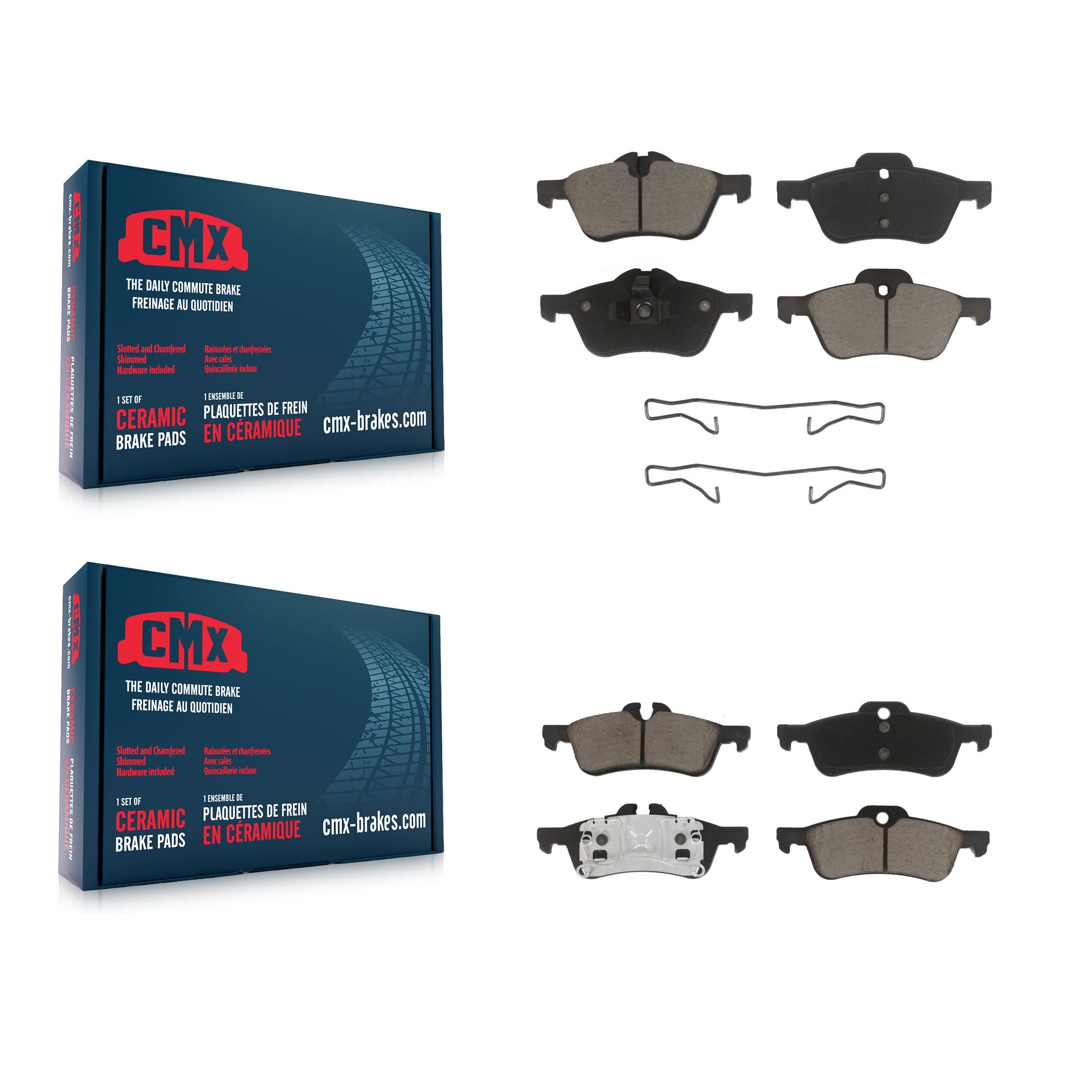 CMX KCX-100075 Disc Brake Pad for 2002-2008 Mini Cooper - Front and Rear product image