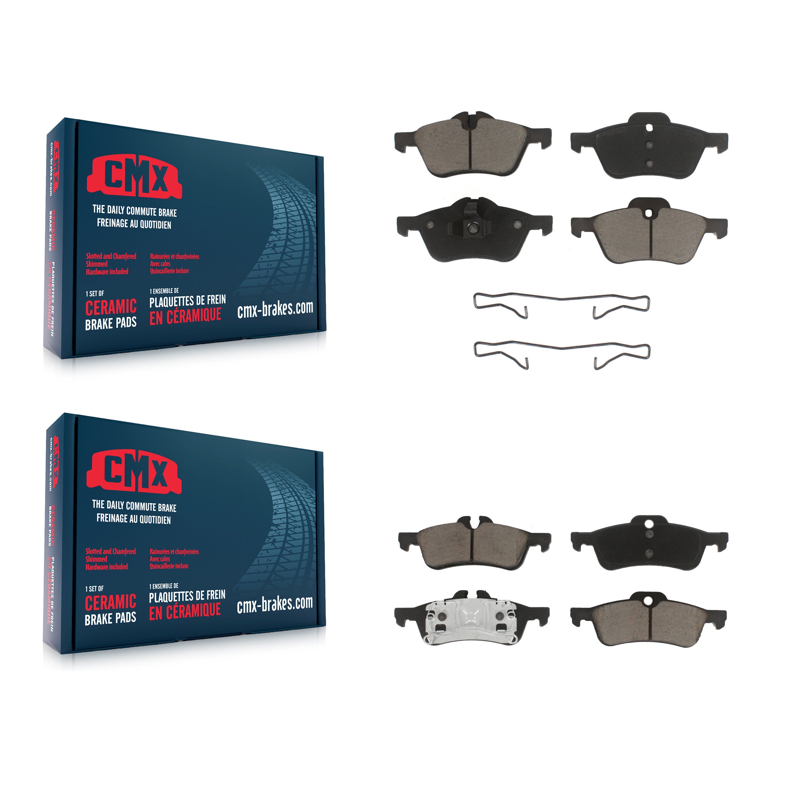 CMX KCX-100075 Disc Brake Pad for 2002-2008 Mini Cooper - Front and Rear product image
