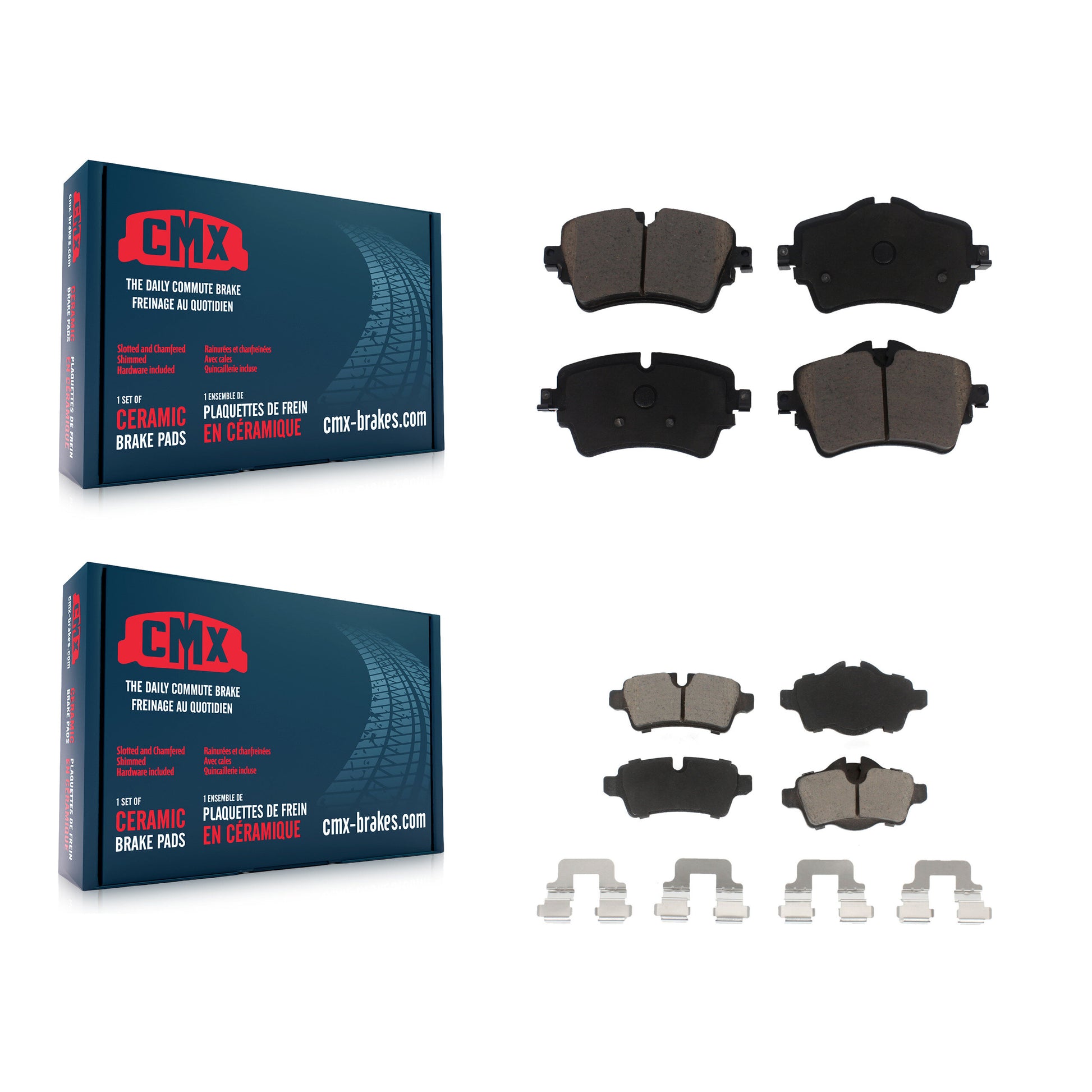 CMX KCX-100079 Disc Brake Pad for 2015 Mini Cooper - Front and Rear product image
