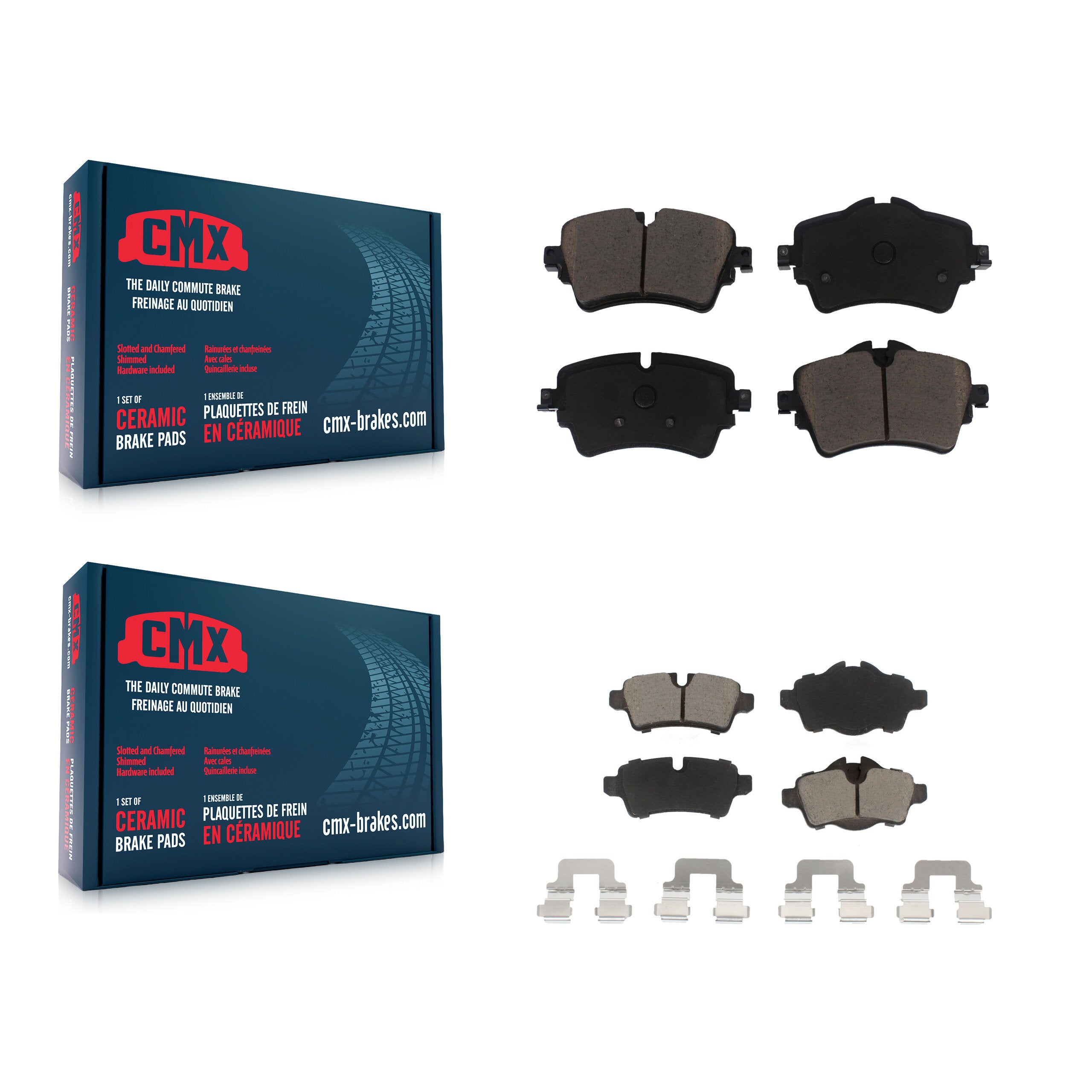 CMX KCX-100079 Disc Brake Pad for 2015 Mini Cooper - Front and Rear product image