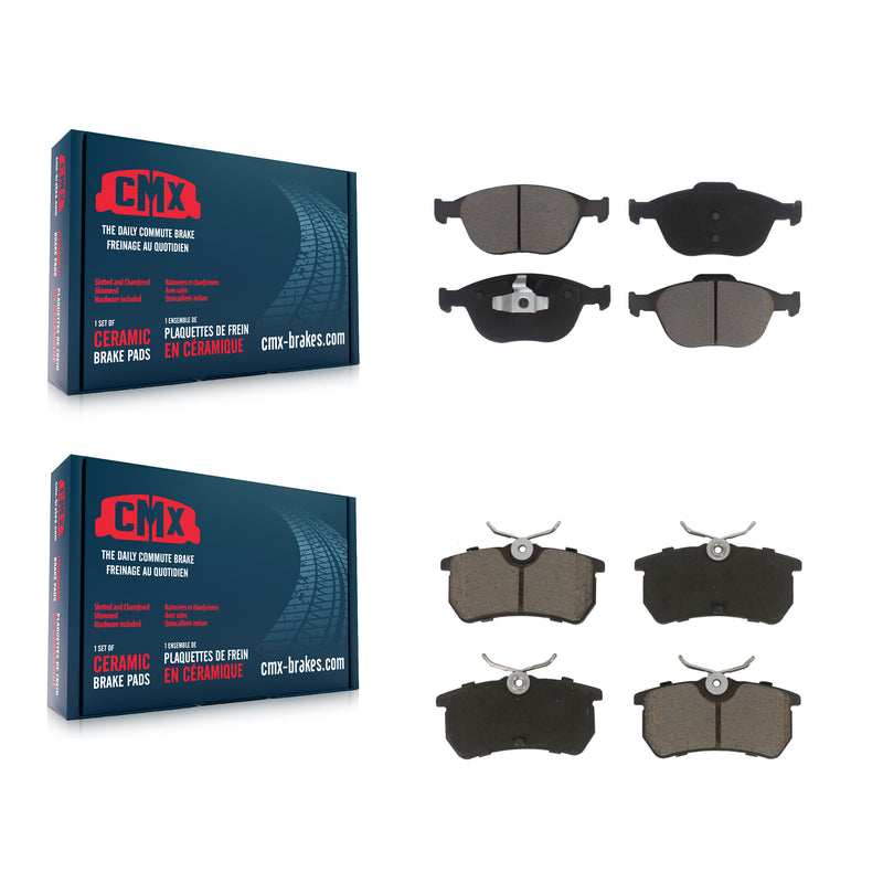 CMX KCX-100092 Disc Brake Pad for 2002-2004 Ford Focus - Front and Rear product image