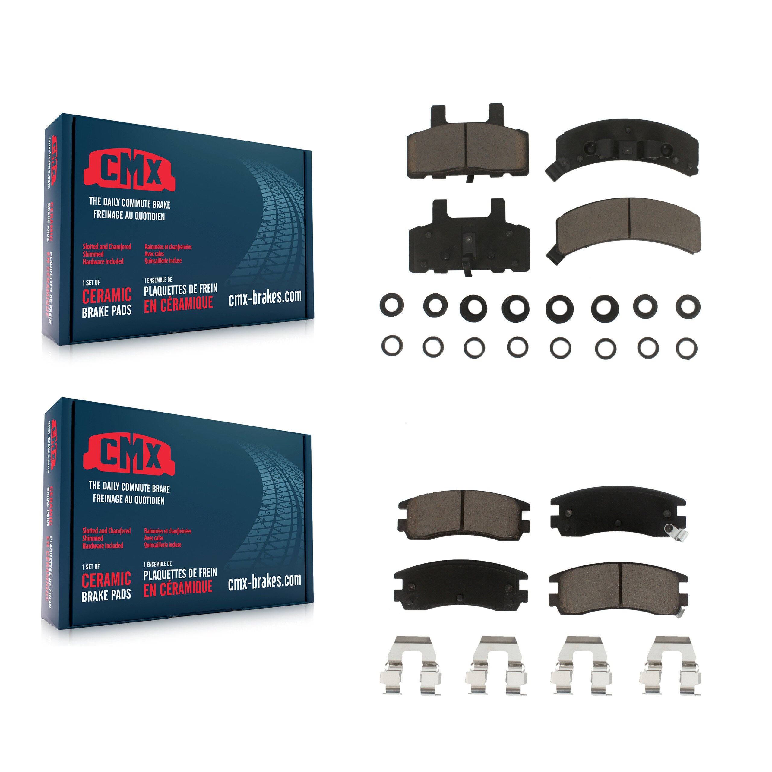 CMX KCX-100125 Disc Brake Pad for 1999 Cadillac DeVille - Front and Rear product image