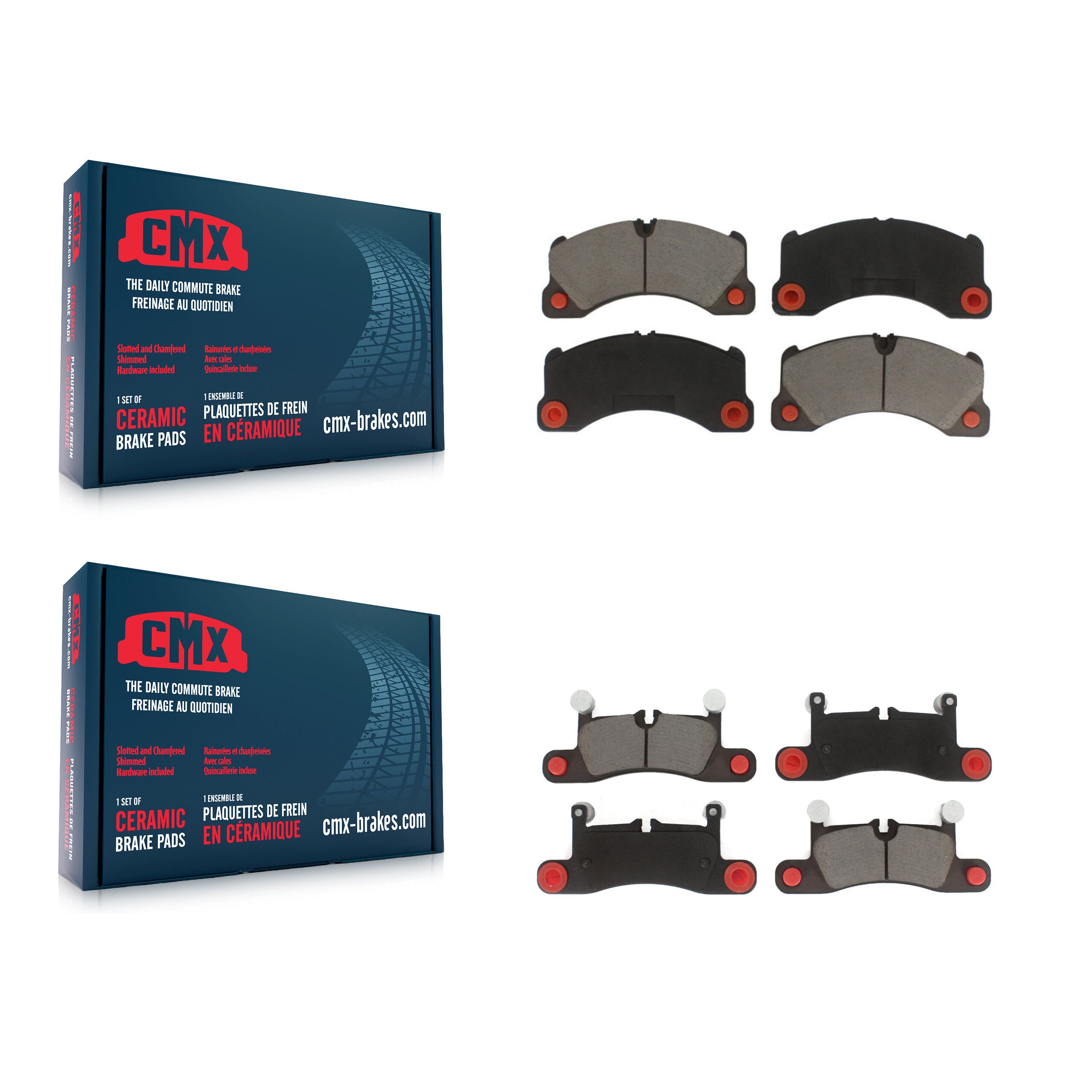 CMX KCX-100157 Disc Brake Pad for 2011-2018 Porsche Cayenne, Volkswagen Touareg - Front and Rear product image