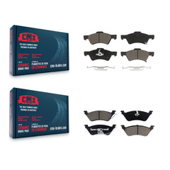 CMX KCX-100182 Disc Brake Pad for 2001-2007 Dodge Grand Caravan, Chrysler Town & Country, Dodge Caravan & more - Front and Rear product image