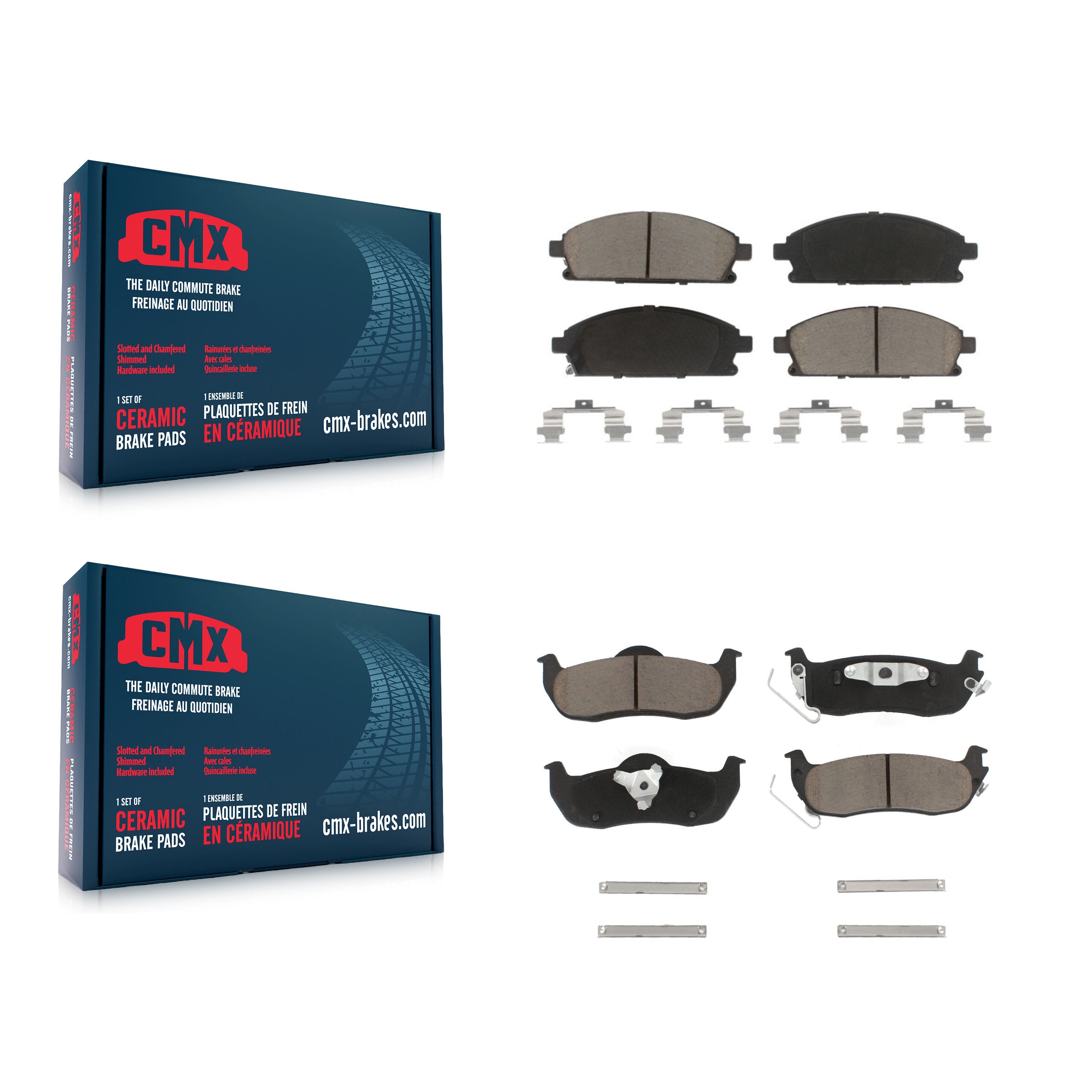 CMX KCX-100200 Disc Brake Pad for 2004 Nissan Pathfinder - Front and Rear product image