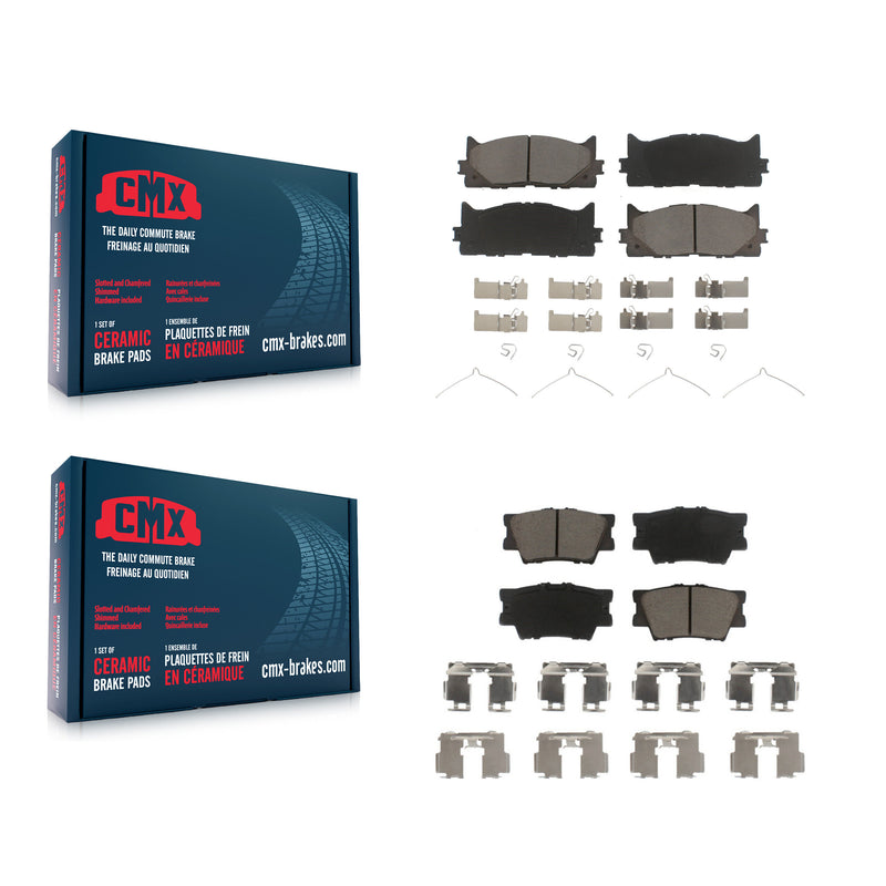 CMX KCX-100209 Disc Brake Pad for 2007-2018 Lexus ES300h, Toyota Avalon, Lexus ES350 & more - Front and Rear product image