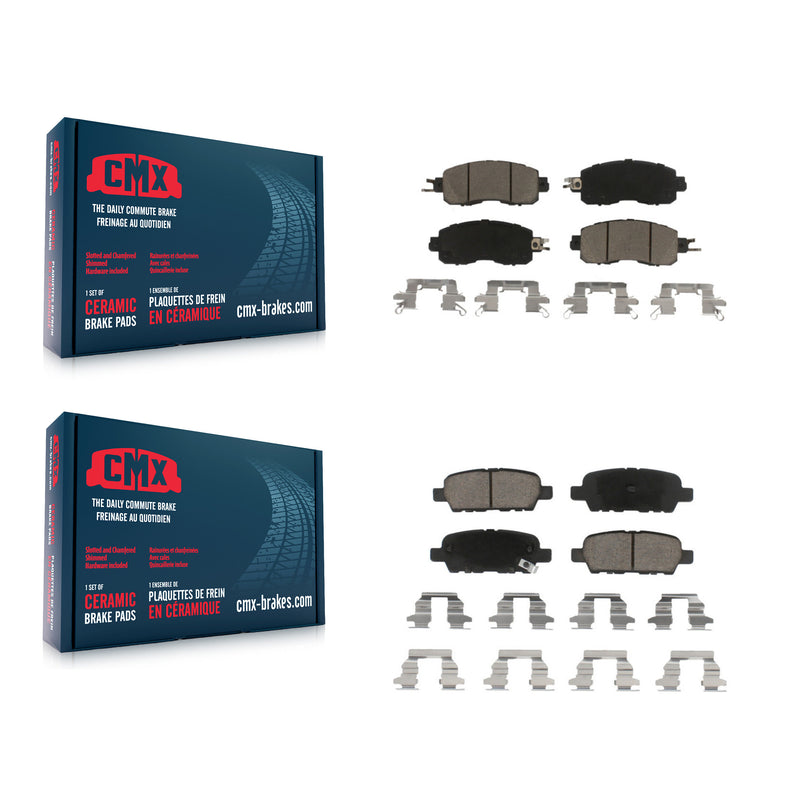 CMX KCX-100210 Disc Brake Pad for 2013-2023 Nissan Altima, Nissan LEAF - Front and Rear product image
