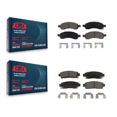 CMX KCX-100251 Disc Brake Pad for 2006-2009 Isuzu Ascender, Buick Rainier, Chevrolet Trailblazer & more - Front and Rear product image