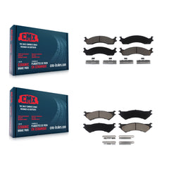 CMX KCX-100258 Disc Brake Pad for 1998-2007 Ford E-350 Econoline, Ford E-250, Ford E-350 Club Wagon & more - Front and Rear product image