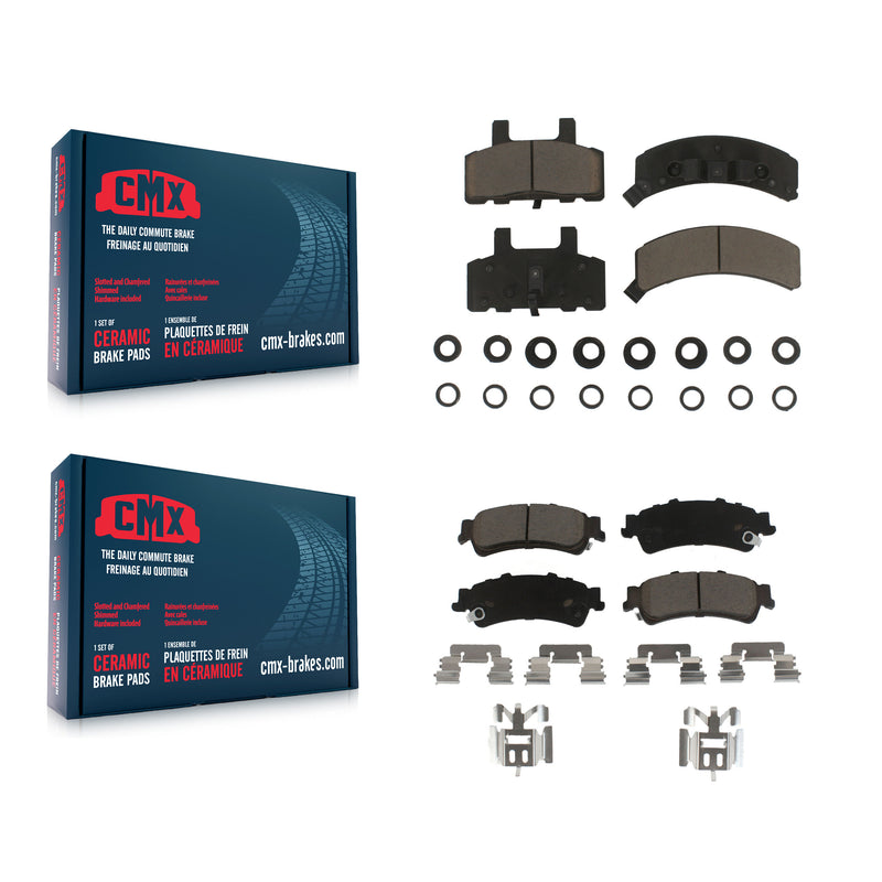 CMX KCX-100260 Disc Brake Pad for 1993-2000 GMC Yukon, Cadillac 60 Special - Front and Rear product image