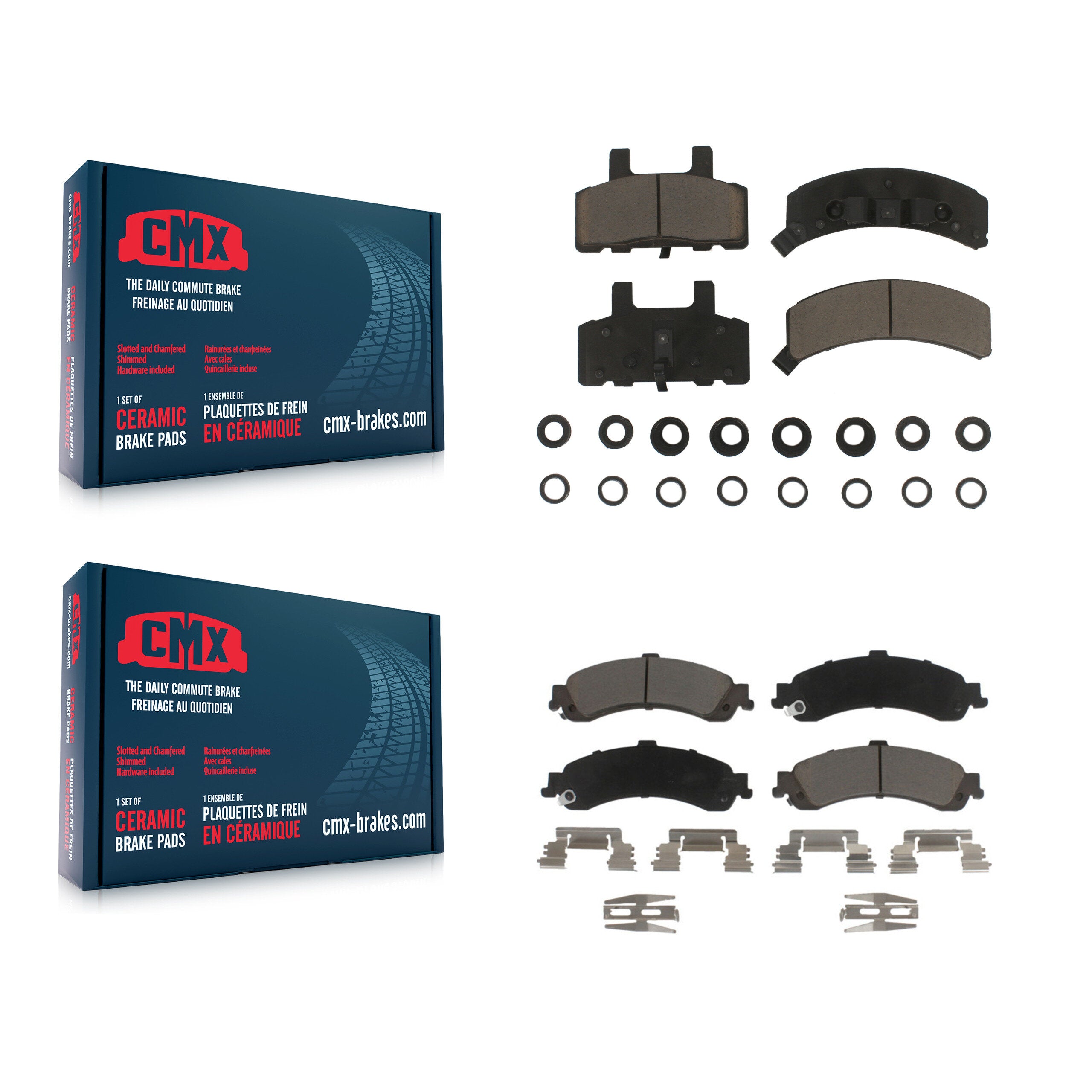 CMX KCX-100261 Disc Brake Pad for 2000 GMC Yukon - Front and Rear product image