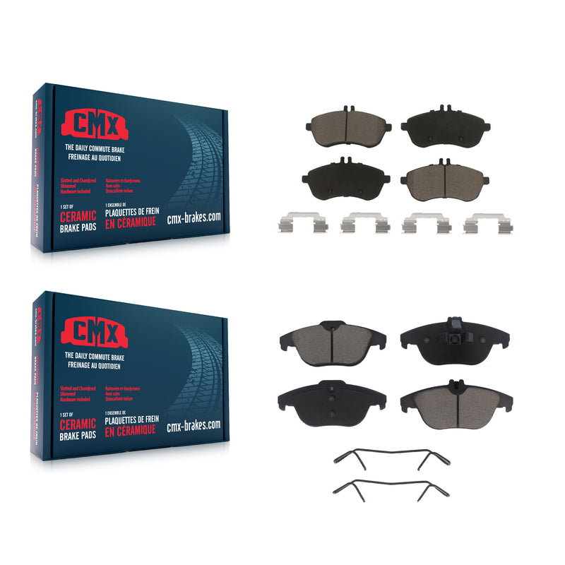 CMX KCX-100262 Disc Brake Pad for 2008-2015 Mercedes-Benz C250, Mercedes-Benz C230, Mercedes-Benz C300 - Front and Rear product image