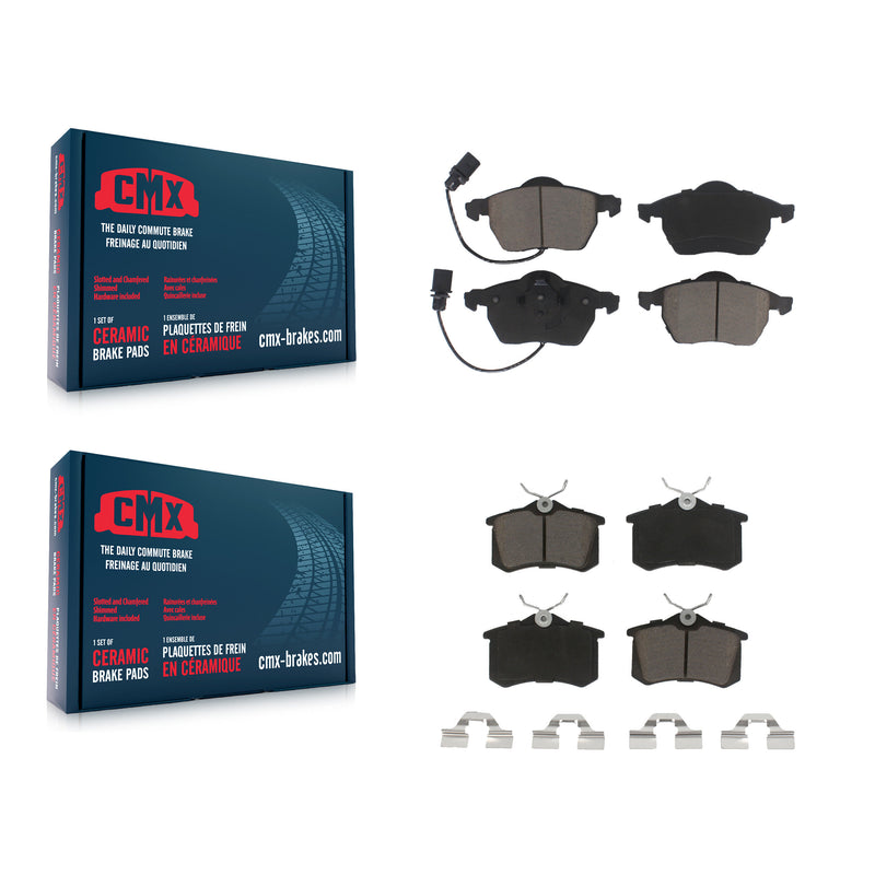 CMX KCX-100277 Disc Brake Pad for 2002-2004 Audi A4, Audi A6 Quattro, Audi A4 Quattro & more - Front and Rear product image