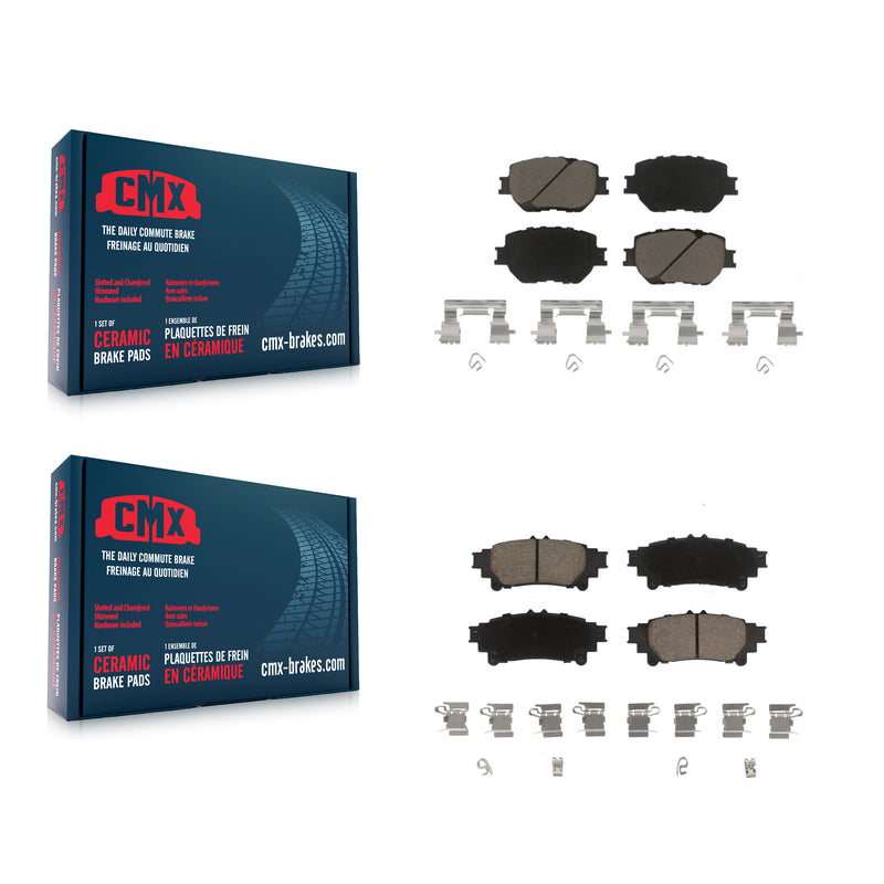 CMX KCX-100287 Disc Brake Pad for 2014-2015 Lexus IS250 - Front and Rear product image