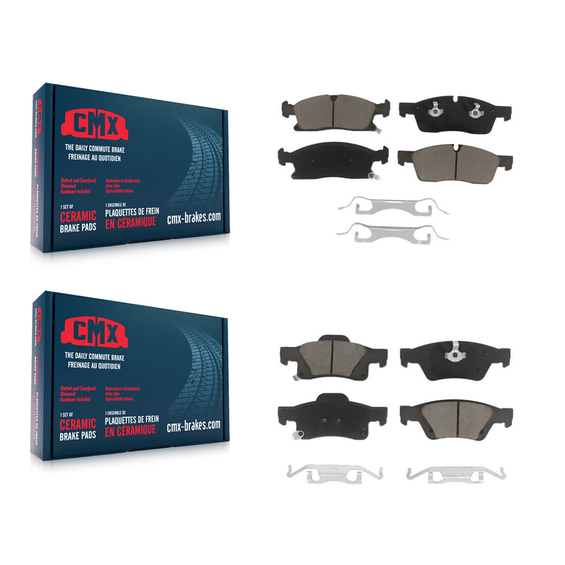 CMX KCX-100293 Disc Brake Pad for 2011-2022 Jeep Grand Cherokee WK, Dodge Durango, Jeep Grand Cherokee - Front and Rear product image