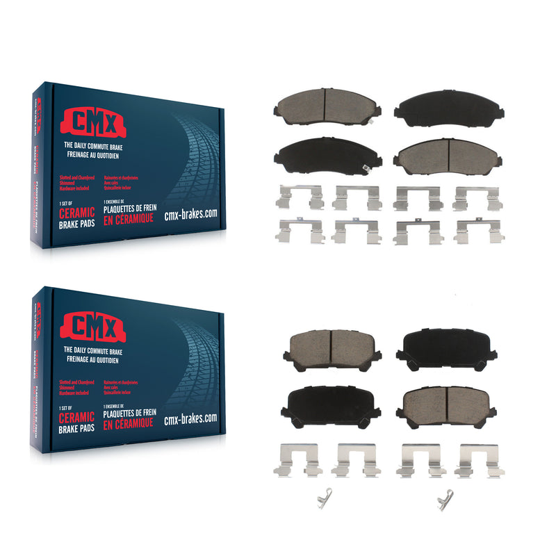 CMX KCX-100297 Disc Brake Pad for 2014-2024 Honda Ridgeline, Honda Pilot, Acura MDX - Front and Rear product image