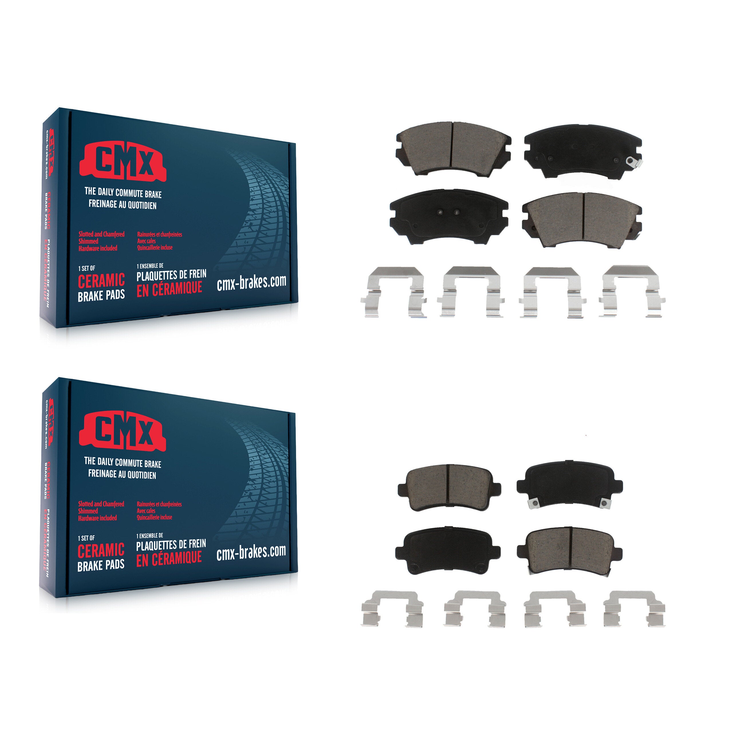 CMX KCX-100301 Disc Brake Pad for 2011 Saab 9-5 - Front and Rear product image