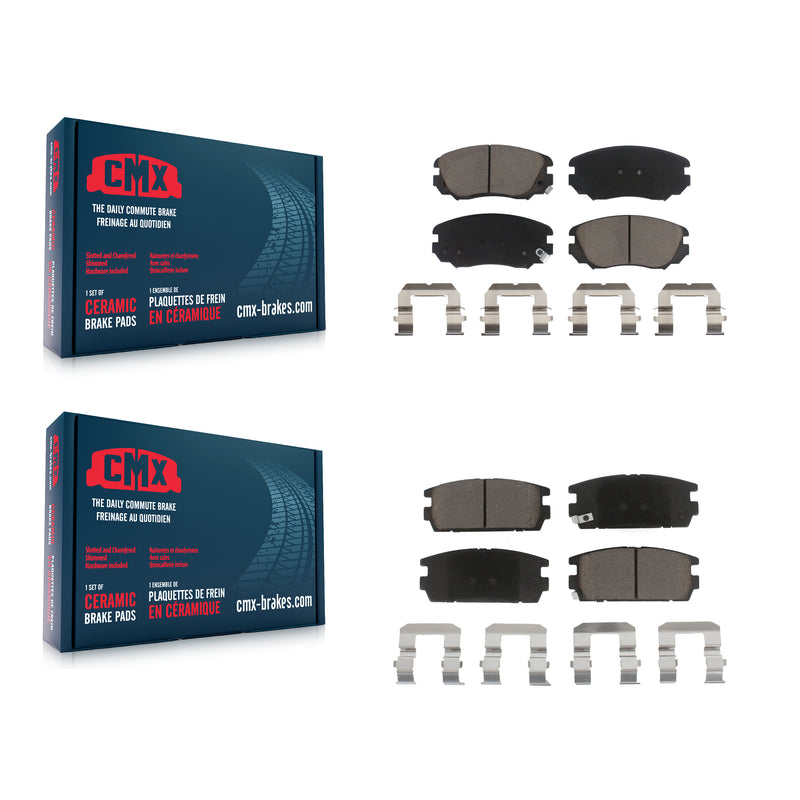 CMX KCX-100331 Disc Brake Pad for 2010-2017 GMC Terrain, Chevrolet Equinox - Front and Rear product image