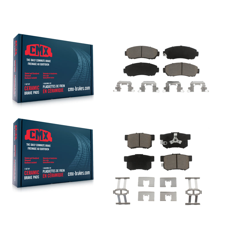 CMX KCX-100344 Disc Brake Pad for 2007-2012 Honda Crosstour, Honda Accord Crosstour, Acura RDX & more - Front and Rear product image