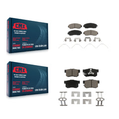 CMX KCX-100345 Disc Brake Pad for 2011-2016 Honda Crosstour, Honda CR-V, Honda Accord Crosstour - Front and Rear product image