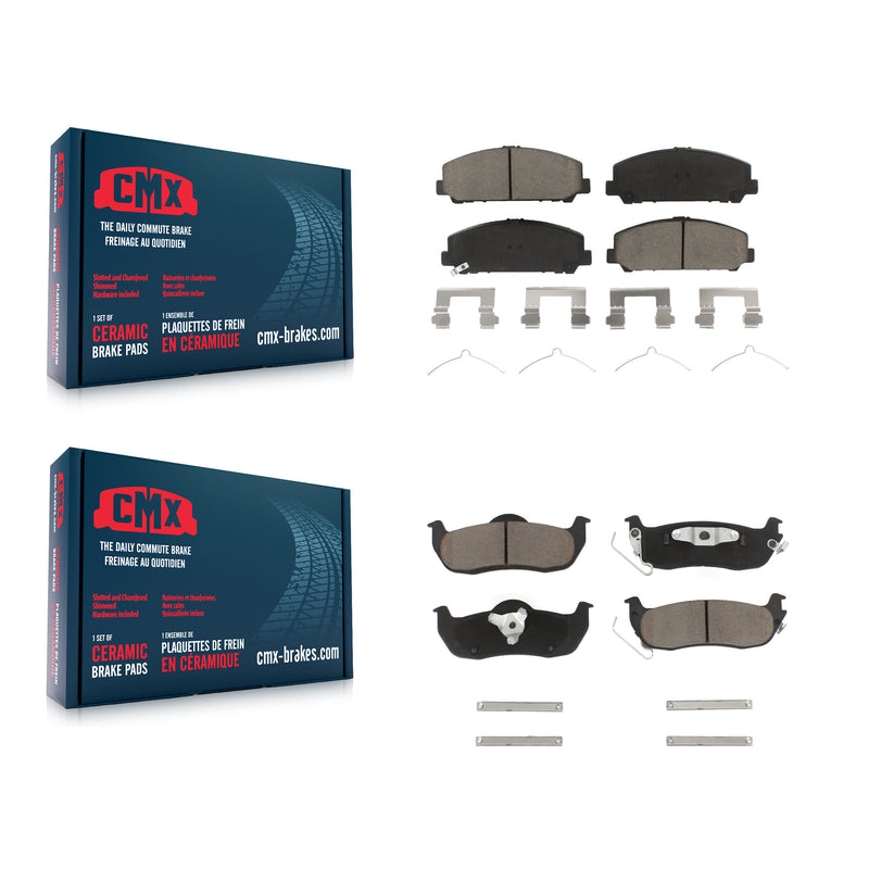 CMX KCX-100347 Disc Brake Pad for 2006-2015 Nissan TITAN, INFINITI QX56, Nissan Armada - Front and Rear product image
