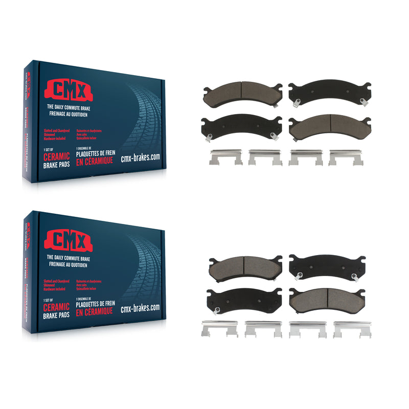 CMX KCX-100353 Disc Brake Pad for 1999-2013 Chevrolet Silverado 1500 HD Classic, Chevrolet Silverado 2500 HD Classic, Chevrolet Silverado 3500 Classic & more - Front and Rear product image