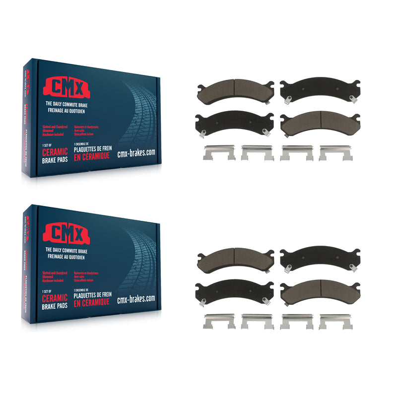 CMX KCX-100354 Disc Brake Pad for 2001-2010 Chevrolet Silverado 3500 Classic, Chevrolet Silverado 3500 HD, GMC Sierra 3500 HD & more - Front and Rear product image