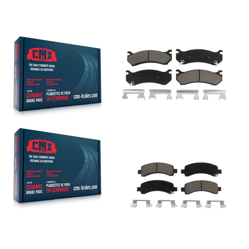 CMX KCX-100357 Disc Brake Pad for 2003-2005 Chevrolet Express 2500, GMC Savana 2500 - Front and Rear product image