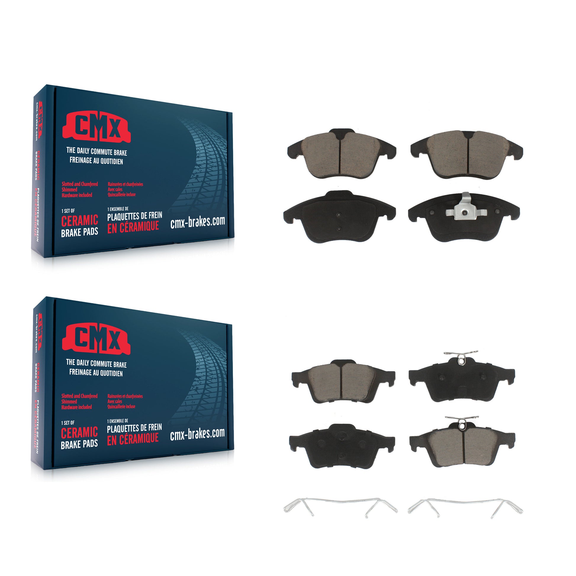 CMX KCX-100360 Disc Brake Pad for 2012 Volvo S40 - Front and Rear product image