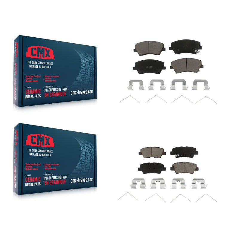 CMX KCX-100367 Disc Brake Pad for 2017-2022 Hyundai Elantra, Hyundai Ioniq, Kia Niro - Front and Rear product image