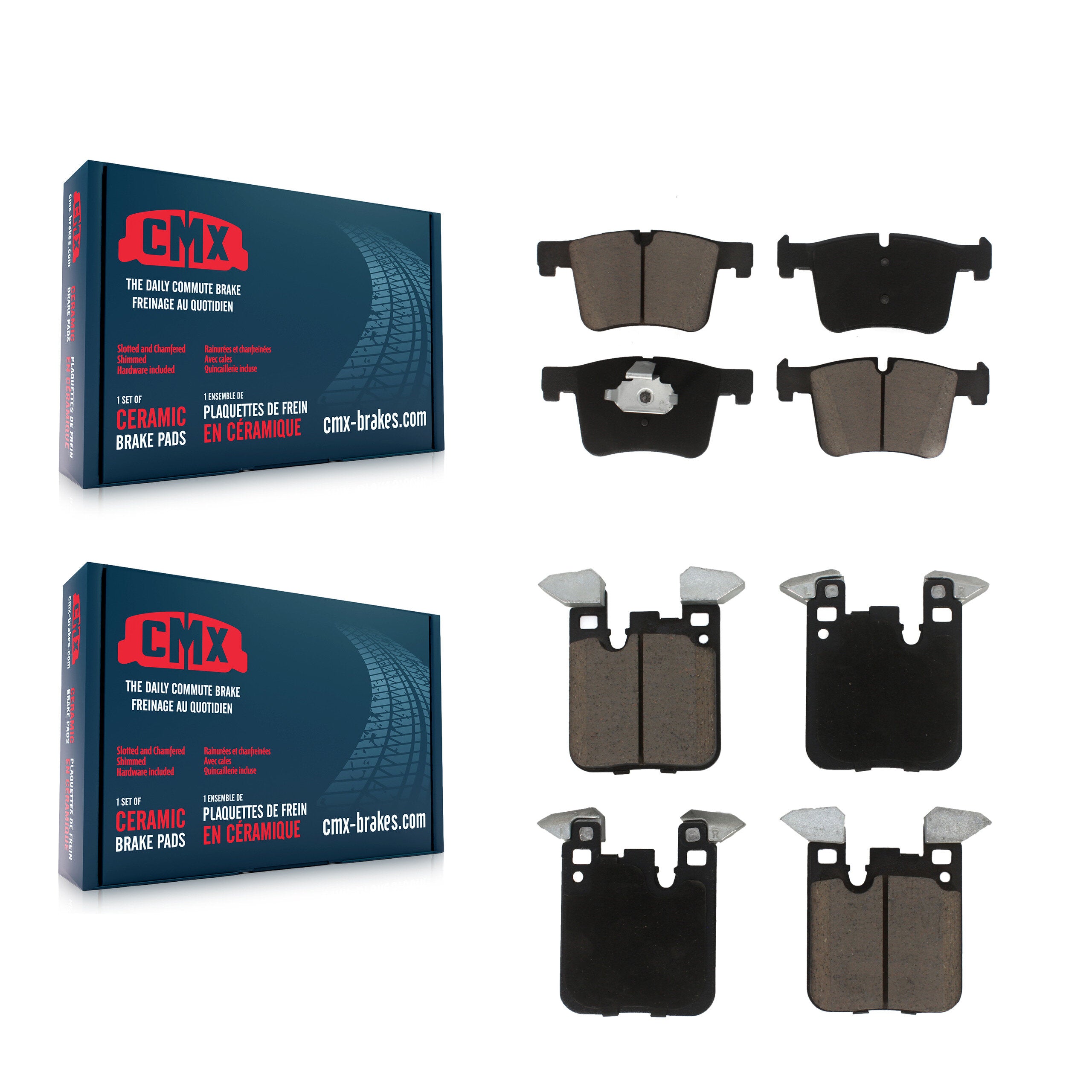 CMX KCX-100390 Disc Brake Pad for 2012 BMW 328i - Front and Rear product image