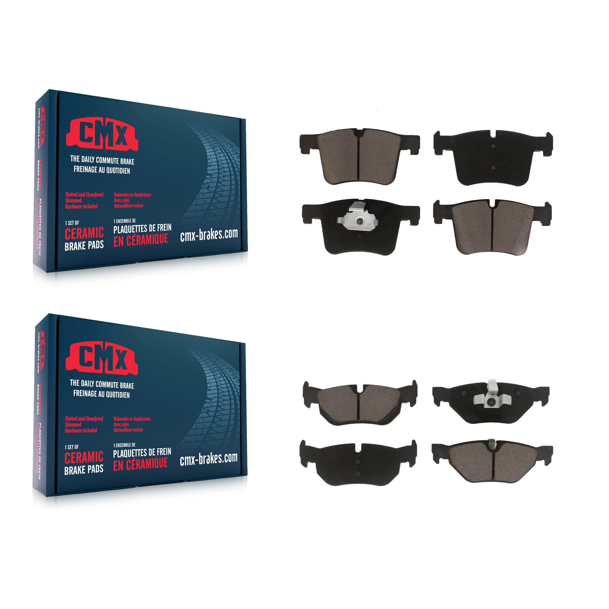 CMX KCX-100393 Disc Brake Pad for 2012-2013 BMW 328i, BMW 328i xDrive - Front and Rear product image