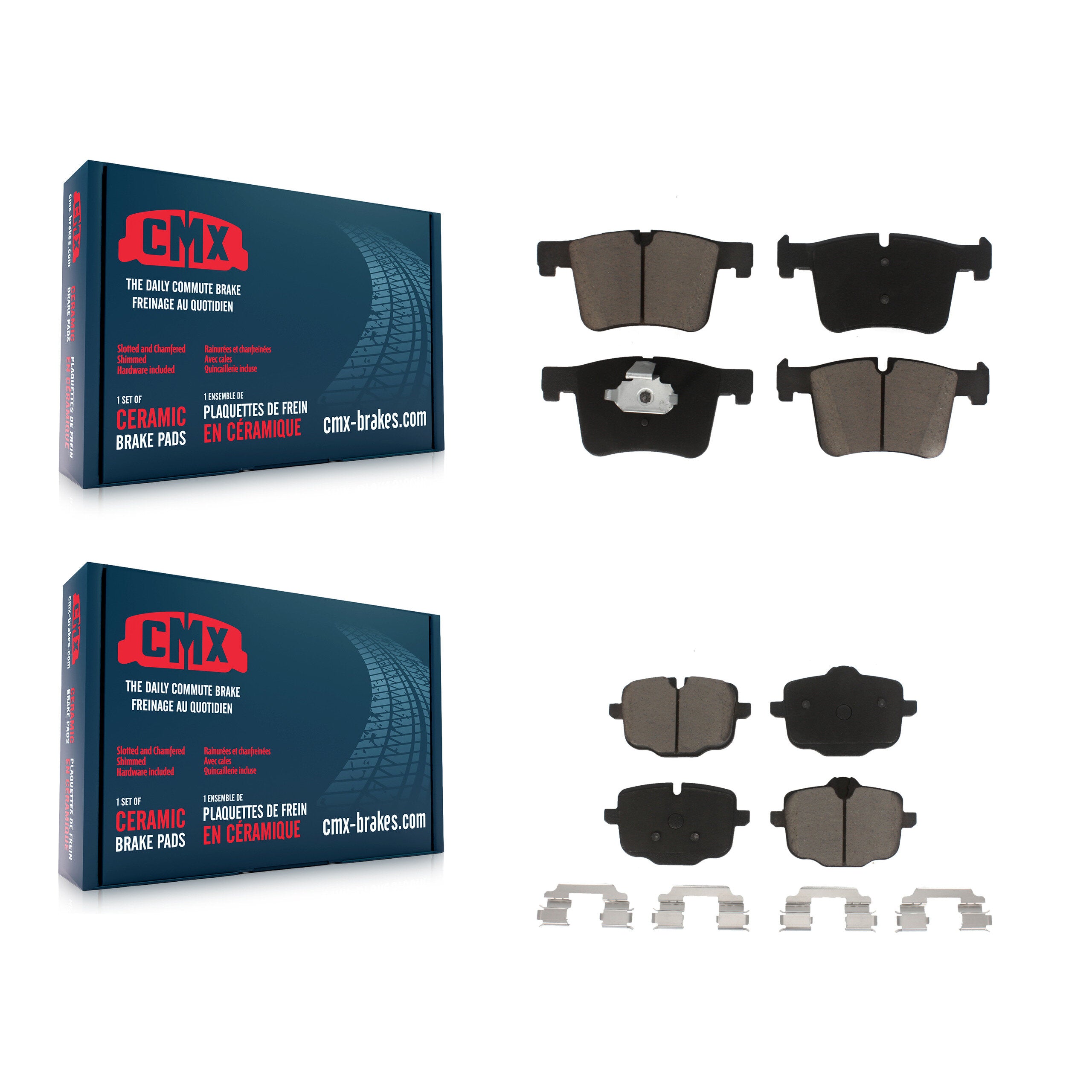 CMX KCX-100394 Disc Brake Pad for 2012 BMW X3 - Front and Rear product image