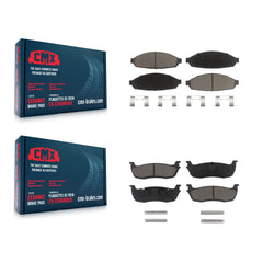 CMX KCX-100404 Disc Brake Pad for 2003-2010 Lincoln Town Car - Front and Rear product image