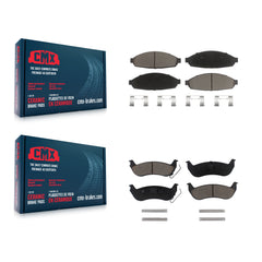 CMX KCX-100405 Disc Brake Pad for 2003-2011 Ford Crown Victoria, Lincoln Town Car, Mercury Grand Marquis & more - Front and Rear product image