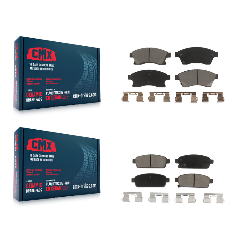 CMX KCX-100409 Disc Brake Pad for 2011-2017 Chevrolet Cruze Limited, Chevrolet Cruze, Chevrolet Sonic - Front and Rear product image