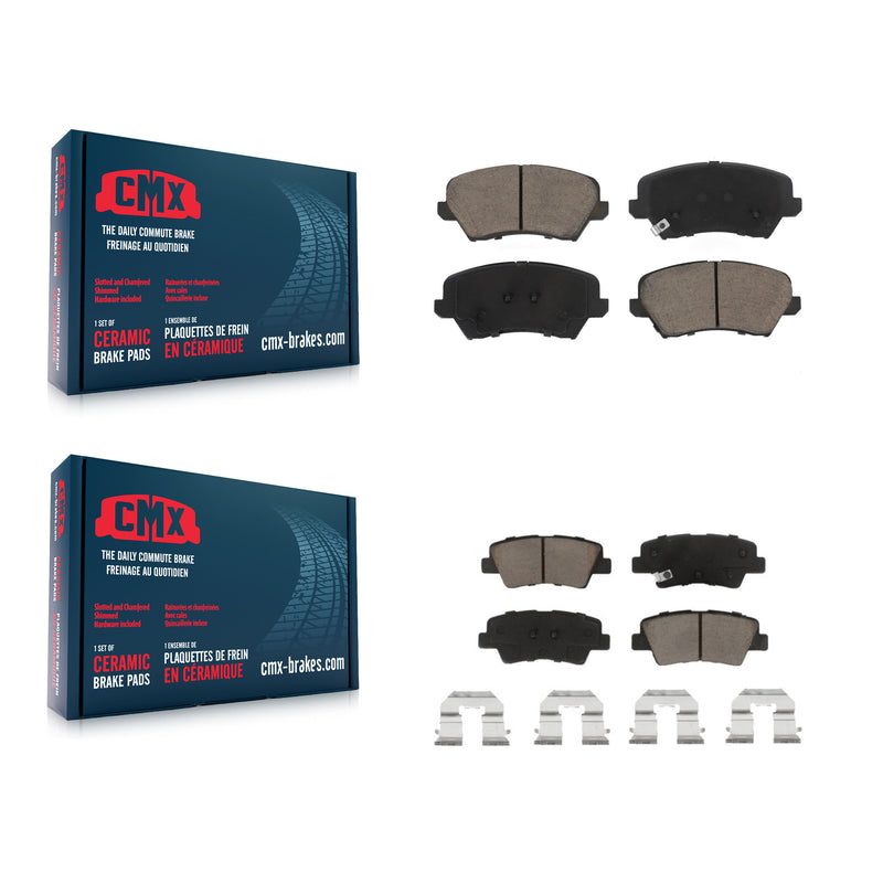 CMX KCX-100441 Disc Brake Pad for 2016-2017 Kia Forte Koup, Hyundai Elantra GT - Front and Rear product image