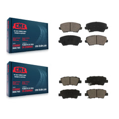 CMX KCX-100443 Disc Brake Pad for 2016-2021 Hyundai Veloster, Hyundai Elantra GT, Kia Forte & more - Front and Rear product image