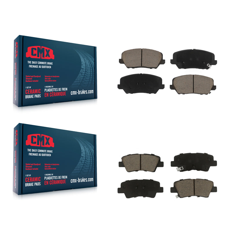 CMX KCX-100444 Disc Brake Pad for 2016-2018 Kia Forte, Kia Forte5, Hyundai Veloster - Front and Rear product image
