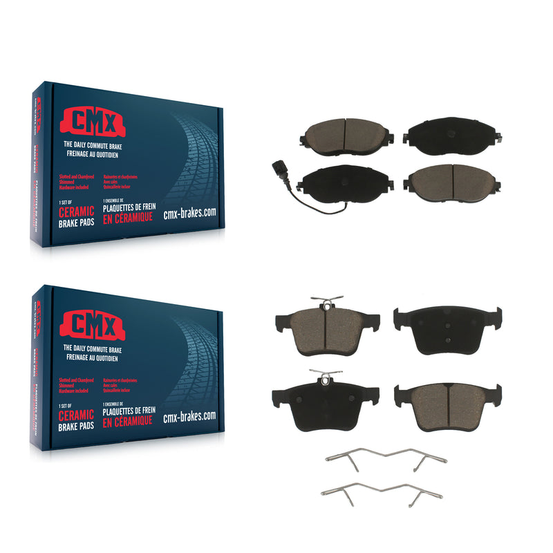 CMX KCX-100449 Disc Brake Pad for 2015-2025 Audi Q3, Volkswagen Jetta, Audi A3 Quattro & more - Front and Rear product image