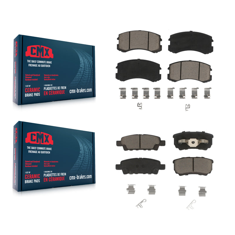 CMX KCX-100466 Disc Brake Pad for 2007 Mitsubishi Lancer - Front and Rear product image