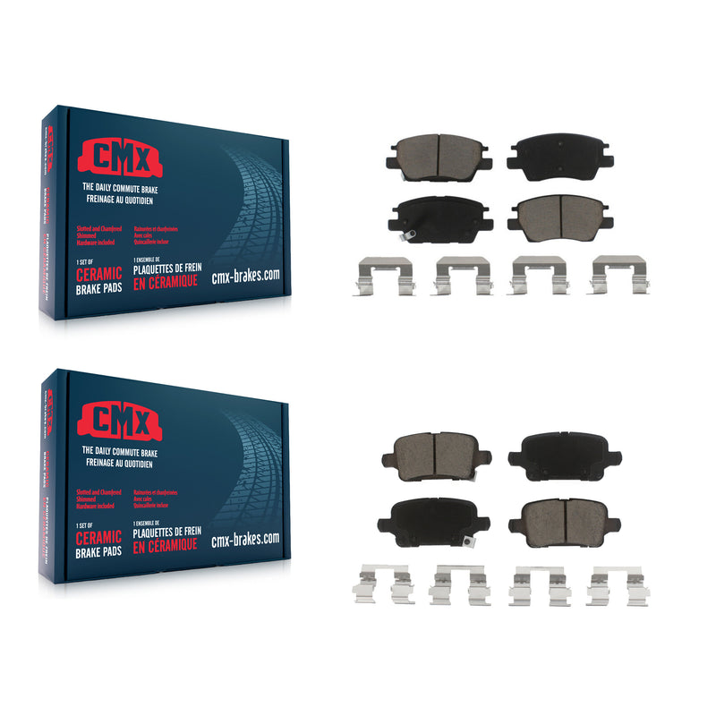 CMX KCX-100468 Disc Brake Pad for 2016-2023 Chevrolet Bolt EUV, Chevrolet Bolt EV, Chevrolet Cruze & more - Front and Rear product image