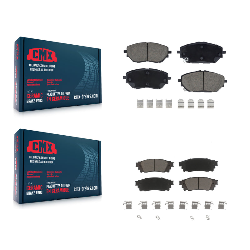 CMX KCX-100469 Disc Brake Pad for 2018-2019 Toyota C-HR - Front and Rear product image