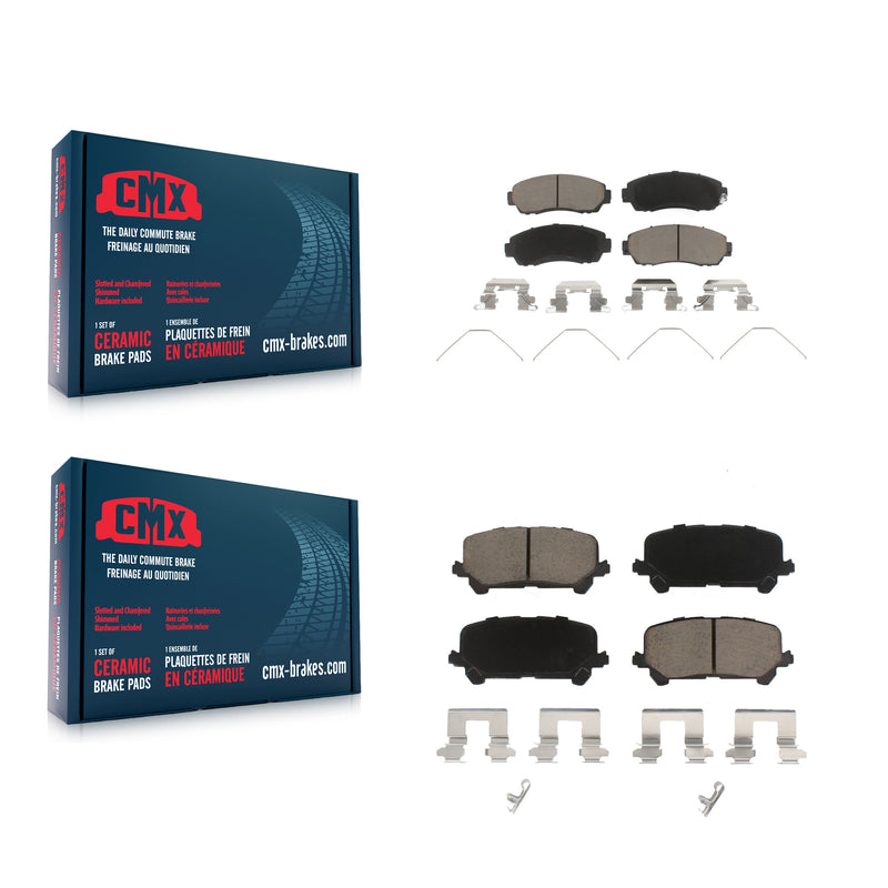 CMX KCX-100492 Disc Brake Pad for 2019-2024 Honda Passport - Front and Rear product image