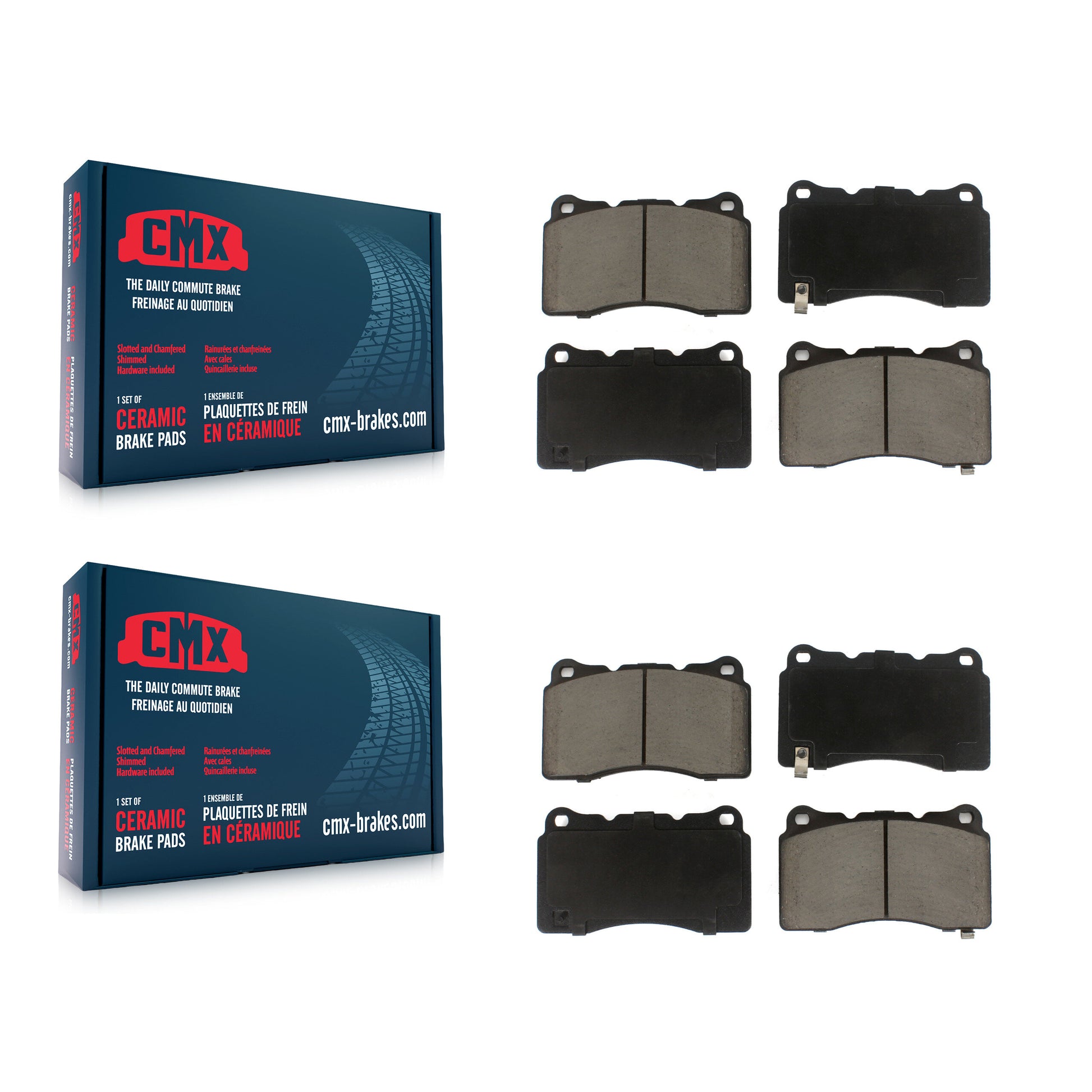CMX KCX-100521 Disc Brake Pad for 2005-2006 Ford GT - Front and Rear product image
