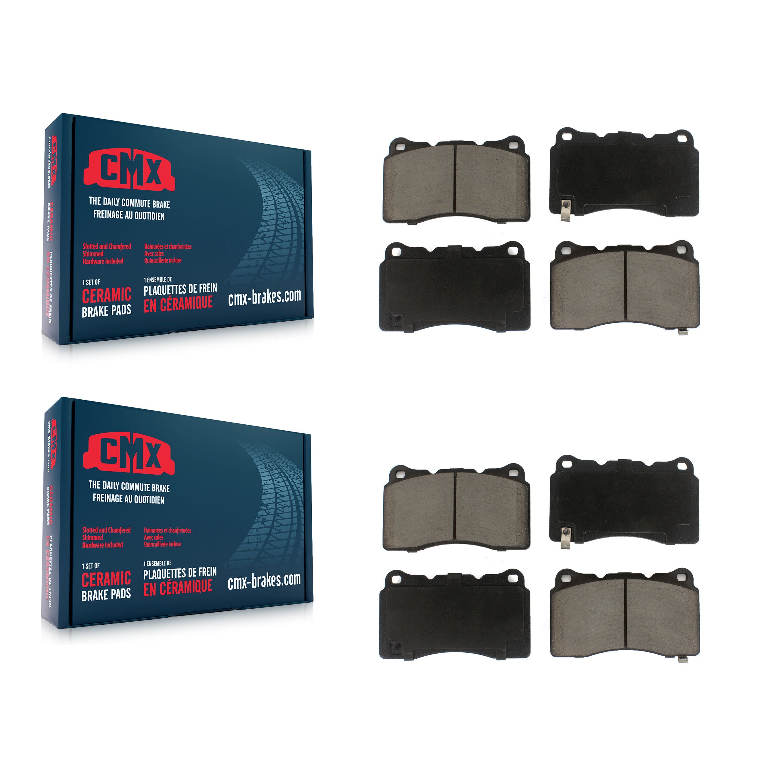CMX KCX-100521 Disc Brake Pad for 2005-2006 Ford GT - Front and Rear product image