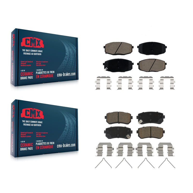 CMX KCX-100531 Disc Brake Pad for 2018-2024 Hyundai Kona, Kia Seltos - Front and Rear product image
