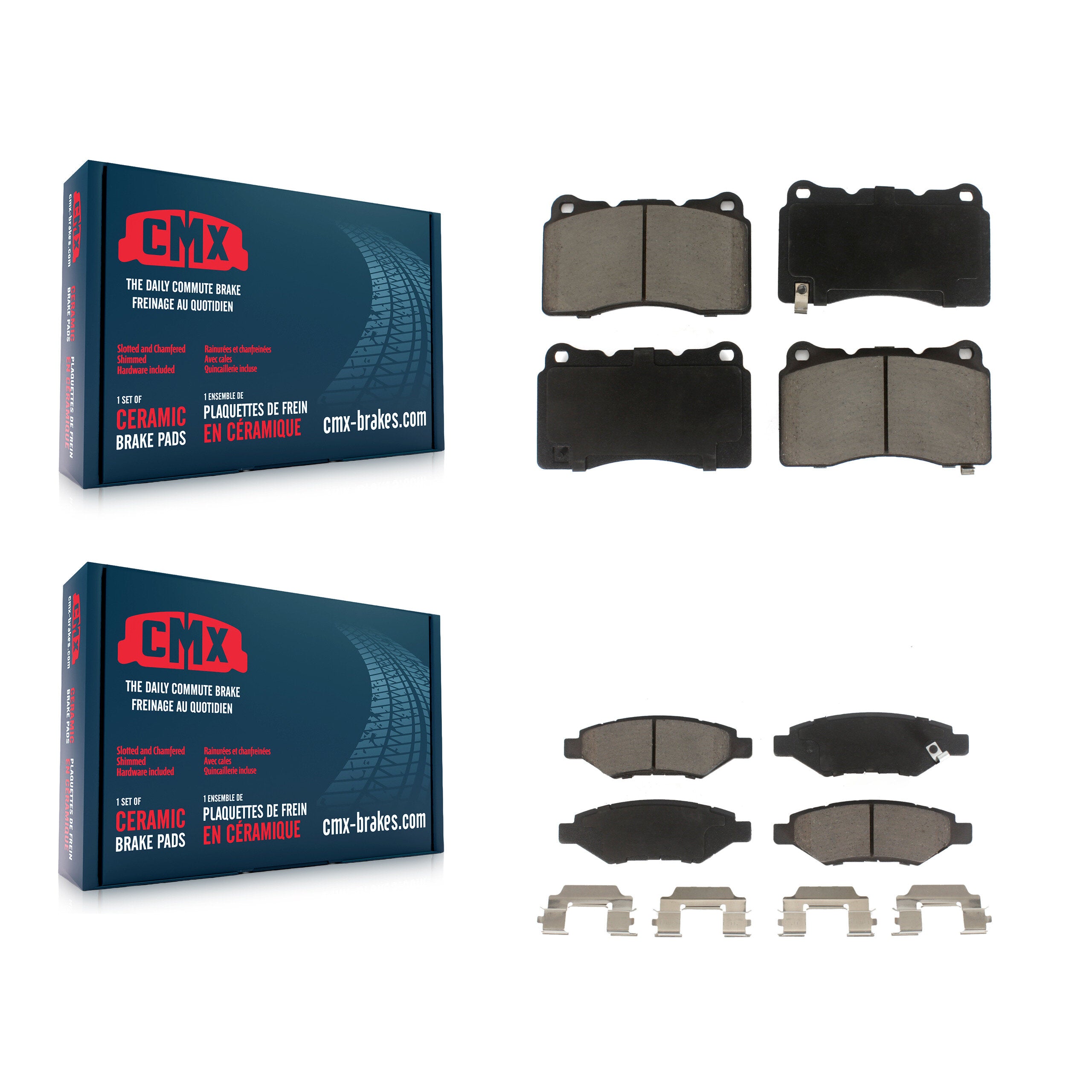 CMX KCX-100533 Disc Brake Pad for 2014 Cadillac CTS - Front and Rear product image