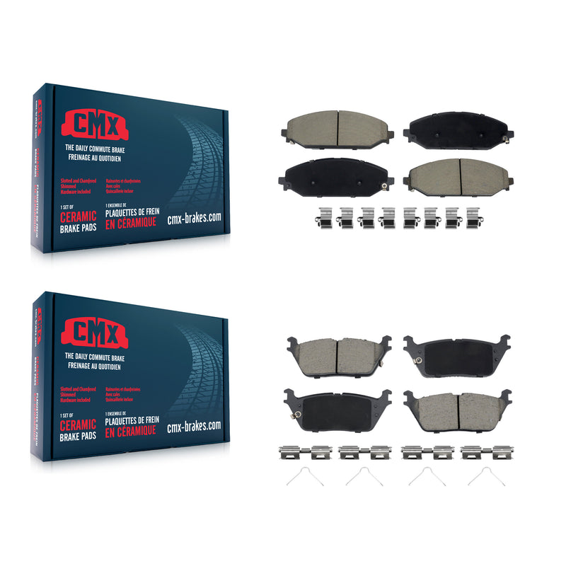 CMX KCX-100538 Disc Brake Pad for 2019-2024 Jeep Grand Wagoneer L, Jeep Wagoneer L, Jeep Grand Wagoneer & more - Front and Rear product image